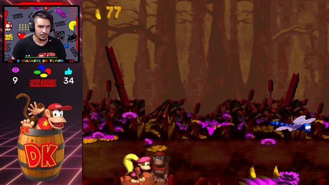 🔴Live #109 Donkey Kong Country 2 Hack, The Adventure Return #4 Final Testando Outras Hacks🔴 смотреть онлайн
