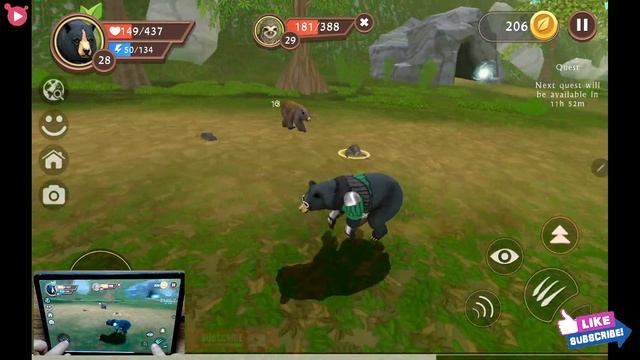 Wild Bear Sim 3D #LV28# Wildcraft Wildlife Animal Simulator - Android Ios Gameplay #9 смотреть онлайн