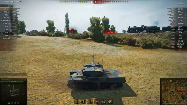 Показательный бой на 50B.. AMX даёд жару! смотреть онлайн