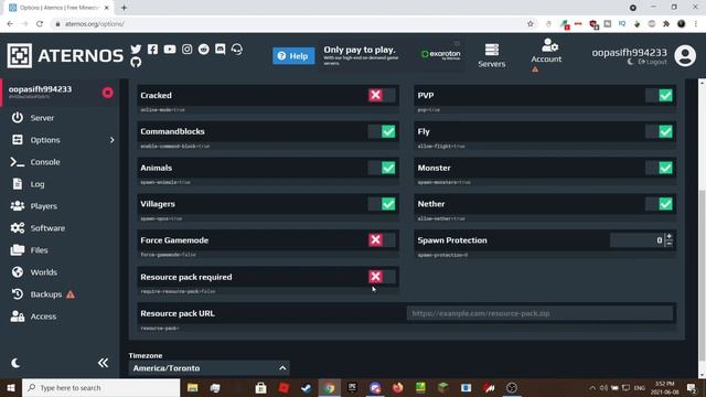 How to make a 1.17 Minecraft Server with Aternos! смотреть онлайн