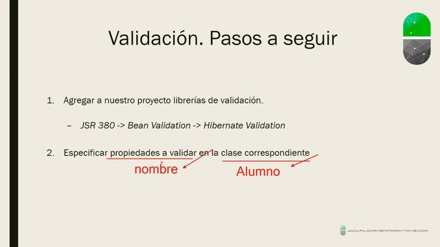 Curso Spring. Validación de formularios I. Vídeo 38 смотреть онлайн