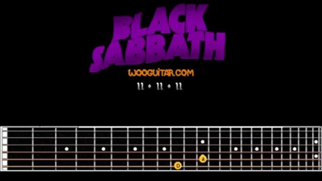 Black sabbath Paranoid Guitar Cover Lesson смотреть онлайн