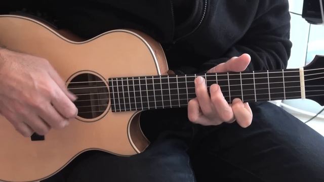 Peter Autschbach plays "Sellie" on a PA Piccolo guitar смотреть онлайн