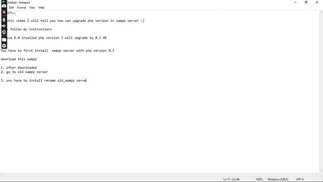How to upgrade php version 8.0 to 8.1 in Xampp Server смотреть онлайн