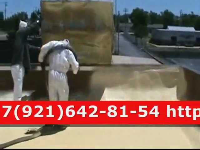 Распыление пенополиуретана установками РРU смотреть онлайн