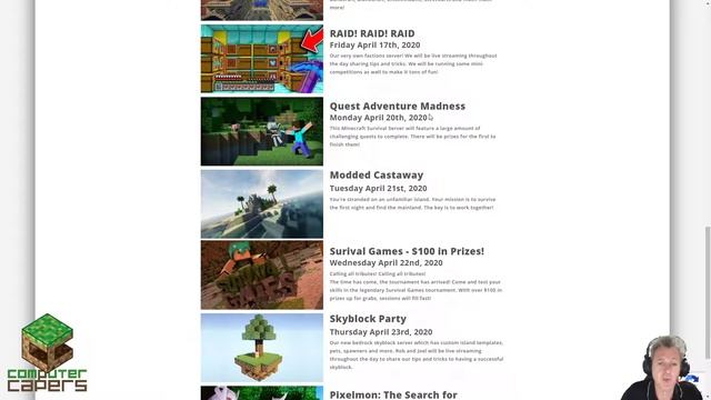 Java Program - Online | Computer Capers Minecraft Holiday Program смотреть онлайн