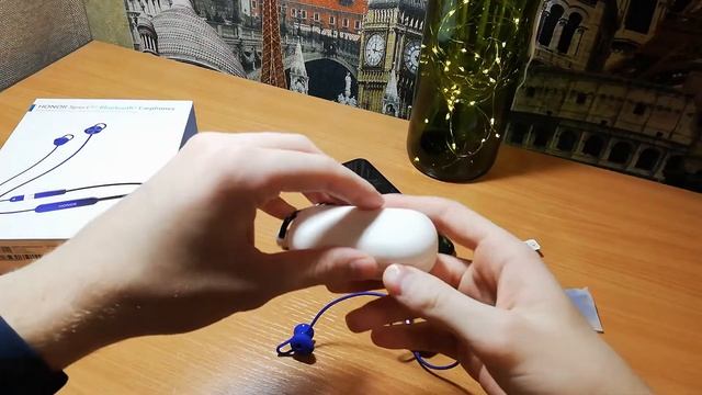 Распаковка наушников HONOR Sport PRO