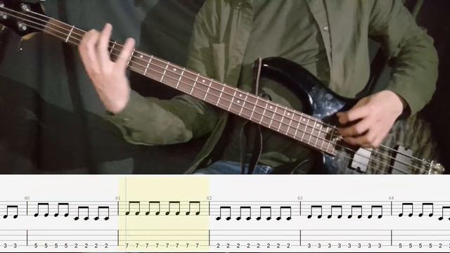 Dying In Your Arms - Trivium (Bass Cover With Tabs) смотреть онлайн
