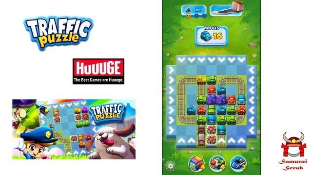 Traffic Puzzle Level 75 смотреть онлайн