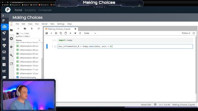Intro to Python - Making Choices - VDB Computational Biology смотреть онлайн