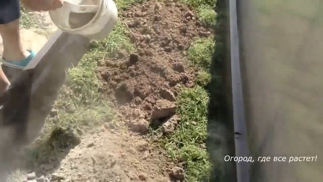 Высокие очень тёплые грядки из ДПК для арбузов смотреть онлайн