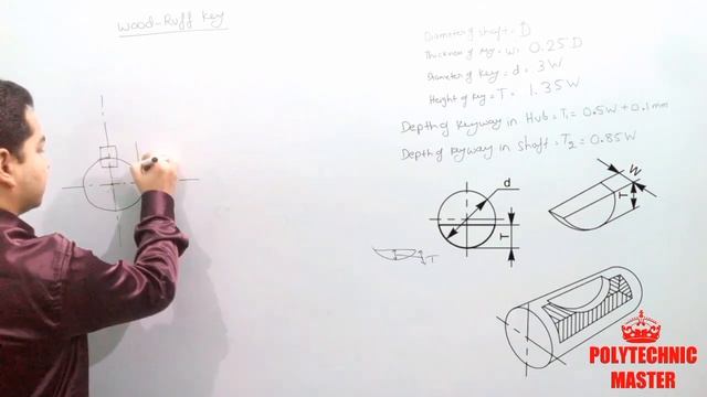 Keys and Cotter | Woodruff Key Drawing | Part 5 | Second Semester | Polytechnic/Diploma in Hindi смотреть онлайн