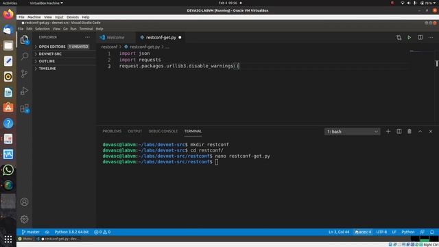 DevNet Hands On Lab 8 3 7 смотреть онлайн
