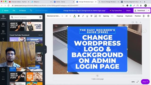 Create Youtube Thumbnail by using Canva Less than 5 Minute - Easy Youtube Thumbnail Maker смотреть онлайн