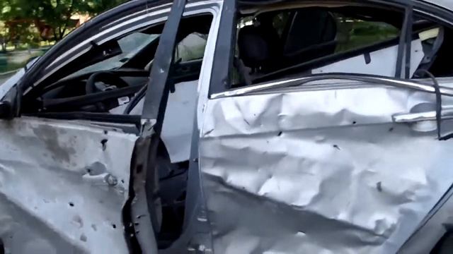 Не для слабонервных, последствия обстрела 29 07 14, ул Розы Люксембург 77 смотреть онлайн