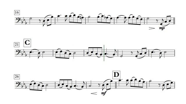 Song From a Secret Garden - Cello Sheet Music