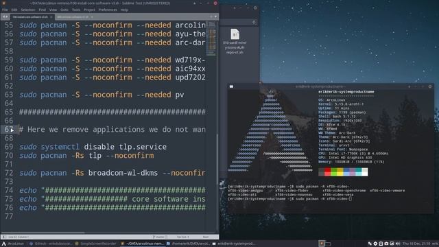 ArcoLinux : 2416 ArcoLinux-Nemesis - make a script to remove applications after a clean install смотреть онлайн
