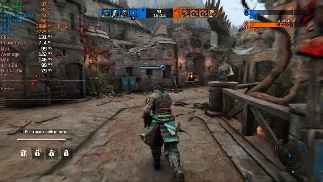 RTX 2060+i5 8500 | For Honor season 3 | FPS test benchmark | Max settings смотреть онлайн