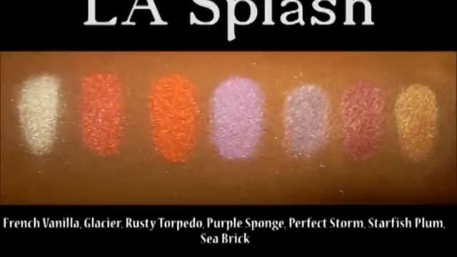 LA Splash Cosmetics: Swatches смотреть онлайн
