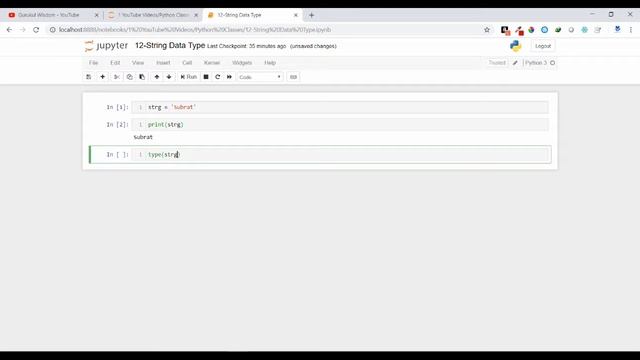 12-Python String Data Type смотреть онлайн