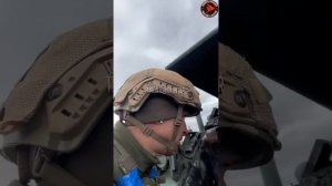 Выбитый бронетранспортёр М113 укропов где-то на Донбассе