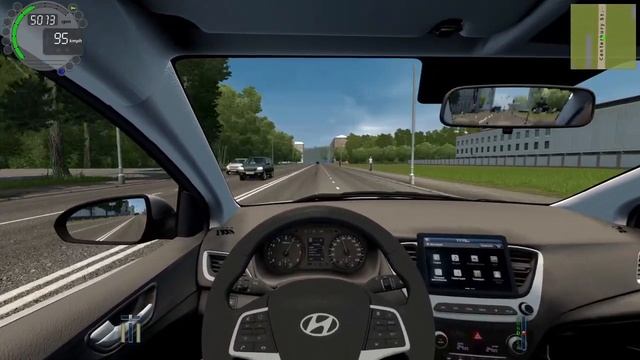Hyundai Solaris 2 2022 | City Car Driving[Steering Wheel Gameplay]#citycardriving #hyundaisolaris