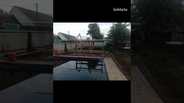 Пруд для Осётра с зоной отдыха.