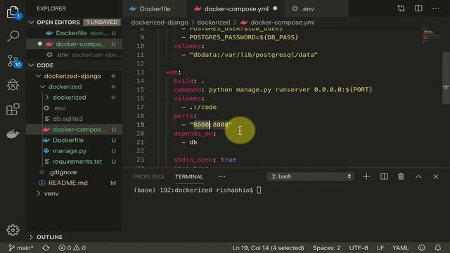 How to Dockerize a Django app part-2 смотреть онлайн