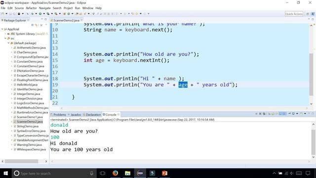 Java Scanner Class Methods - Reading Input from the Keyboard - next nextInt nextDouble char смотреть онлайн