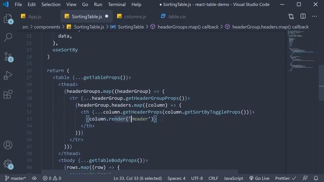React Table Tutorial - 6 - Sorting смотреть онлайн