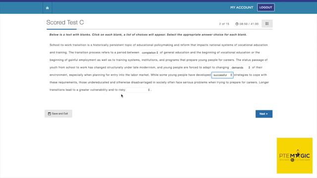 90 PTE MOCK C - READING FILL IN BLANKS | TIME MANAGEMENT смотреть онлайн