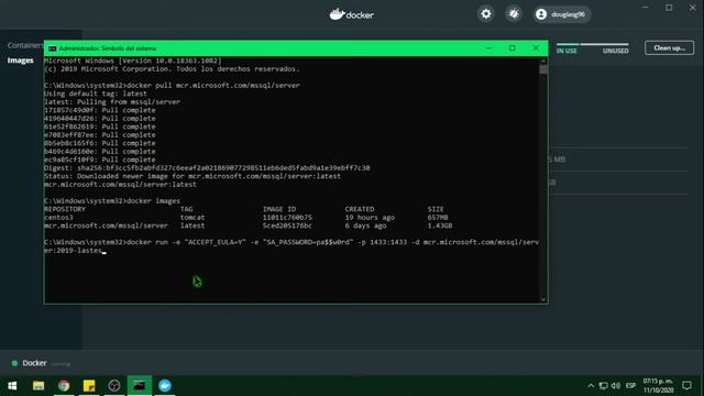 SQL Server 2019 para linux en Docker смотреть онлайн