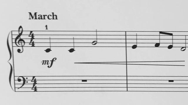 Grade 1 Sight Reading. ABRSM Specimen test. Pg2. Exercise 1 смотреть онлайн
