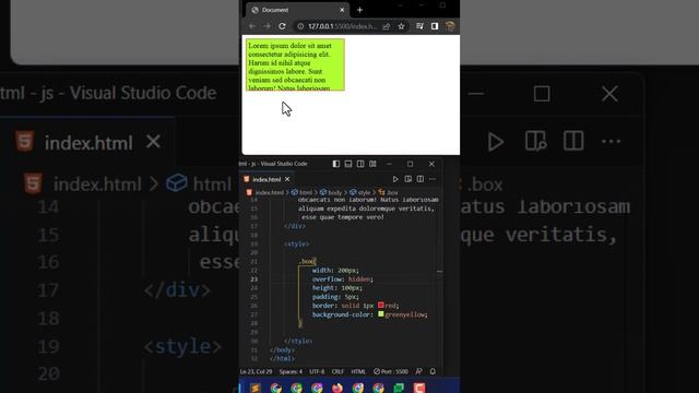 Overflow in CSS hidden, auto, scroll #techland360 смотреть онлайн