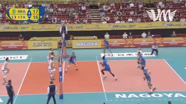Amazing Diagonal Spike in Men's World Grand Champions Cup 2017 смотреть онлайн