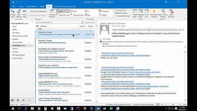 How to fix the date search order in Outlook 2016 смотреть онлайн
