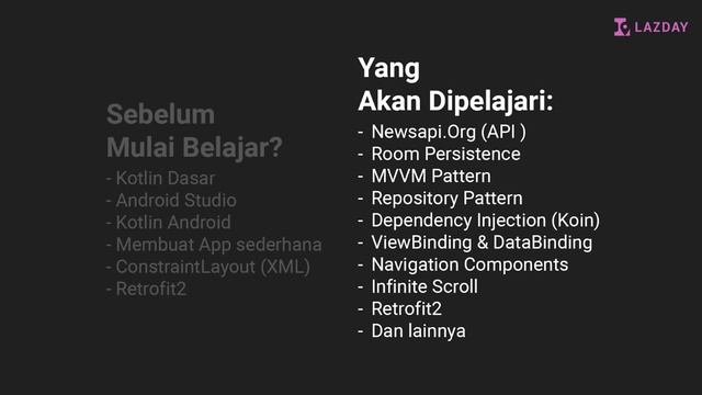 Membuat Aplikasi Berita: Kursus Kotlin Android MVVM dan Android Jetpack смотреть онлайн