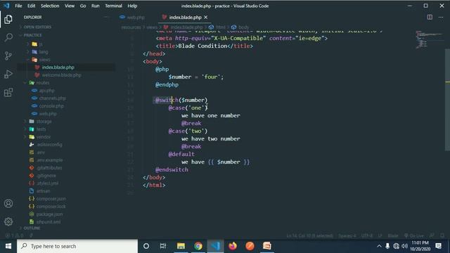 Part 19 Laravel 8 Blade Template Switch Case in bangla tutorial Core 1 смотреть онлайн