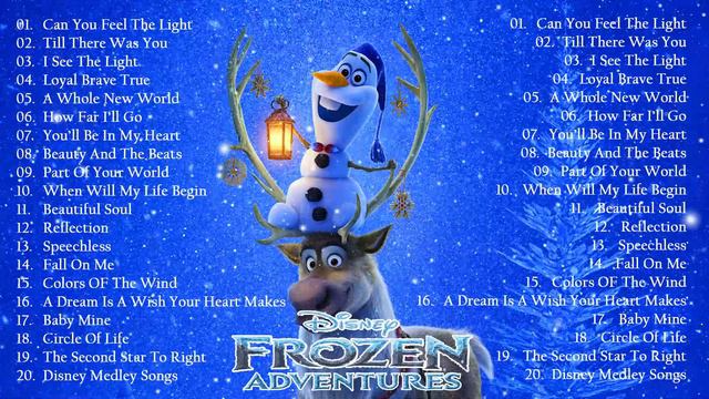 [100 Songs In Total] Disney Song Medley -The Ultimate Disney Classic Songs Playlist With Lyrics 202