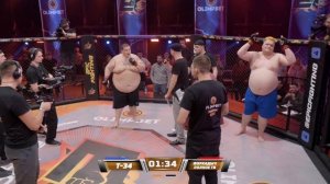Epic MMA fight between 3 big Russian guys - Т 34 vs Гриша и Форкадыч 500кг полное тв полный бой 202