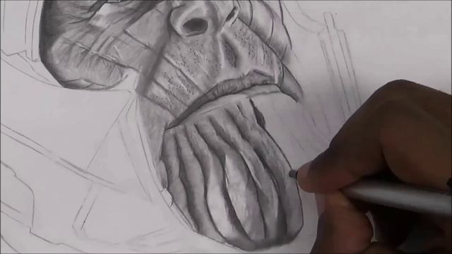 Realistic Pencil Sketch | Thanos in Avengers: Endgame ? | + GIVEAWAY смотреть онлайн