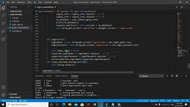 kivyMD with Firebase Full Signup and Login Setup Online | Develop android apps in python смотреть онлайн