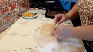 10-09-2024 Конвертики с свежими яблоками. Жизнь в деревне.