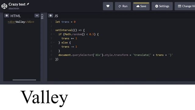 Make Text Crazy with JavaScript #1 смотреть онлайн