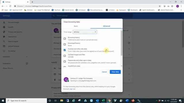 Chrome Clear Cookies and Cache смотреть онлайн