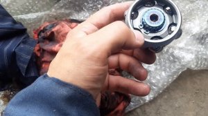 Тойота Гайя 3S-FE 2001г. Замена заднего внутреннего шруса.