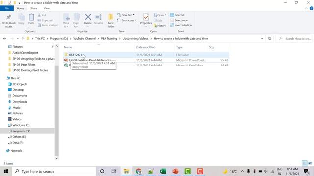 How to create a folder with date and time | Advanced VBA in Hindi смотреть онлайн