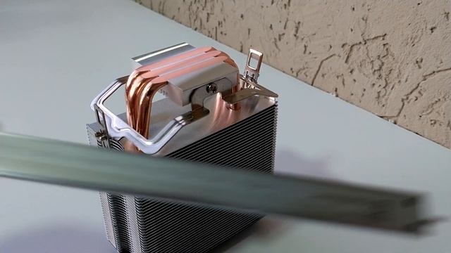 Кулер для процессора ID-COOLING SE-903-B V2 - измерение толщины медных трубок радиатора смотреть онлайн