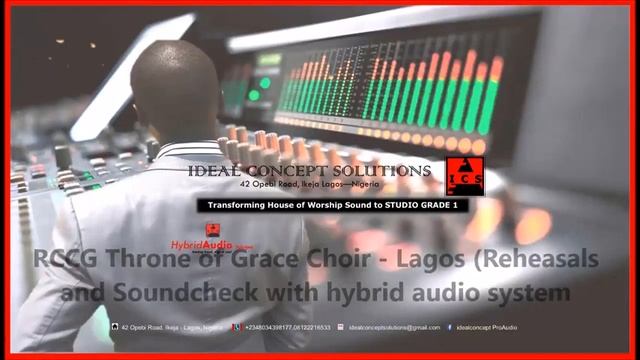 HYBRID AUDIO SYSTEM SETUP - with rccg Throne of Grace смотреть онлайн