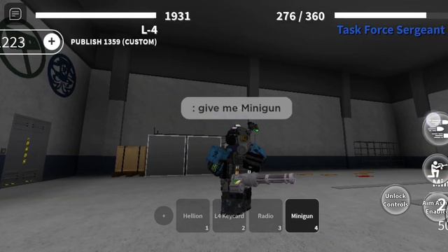 SCP ROLEPLAY Как получить МИНИГАН РОБЛОКС смотреть онлайн